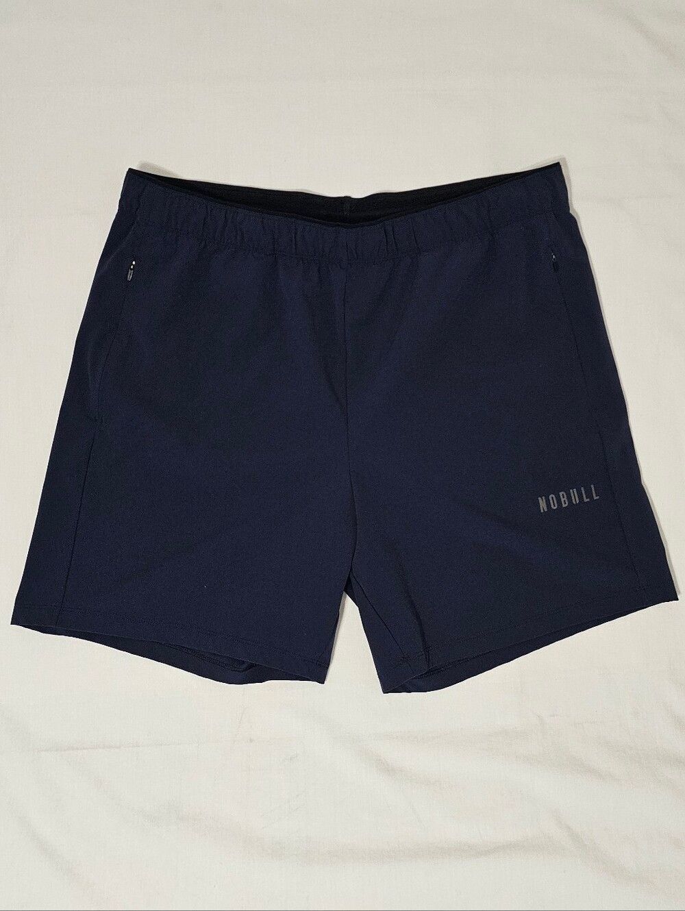 NOBULL Men’s Navy Athletic Training Shorts Size Large
